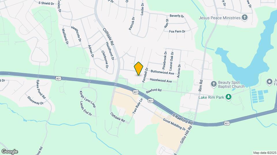 1595 Rossmore Dr Map and Location Details