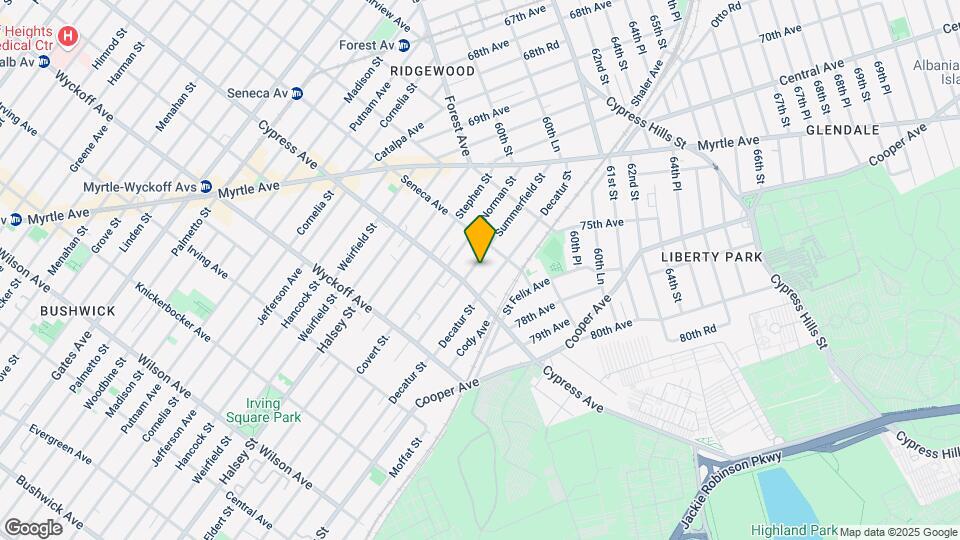 1718 Summerfield St Map and Location Details