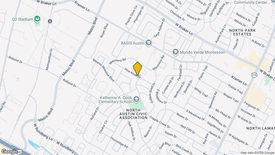 1619 Cripple Creek Dr Map and Location Details