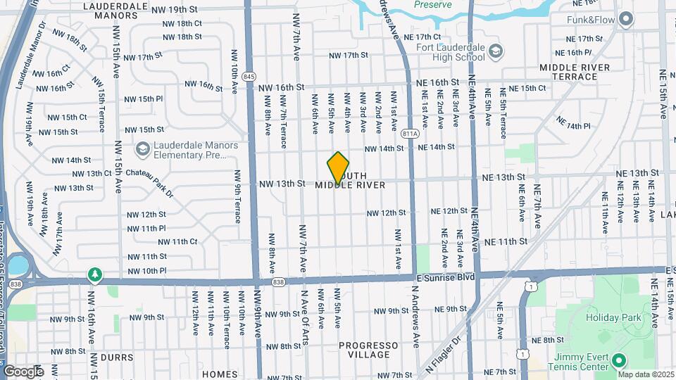 1238 NW 5th Ave Map and Location Details