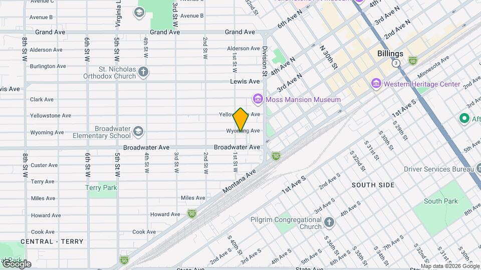 36 1/2 Wyoming Ave Map and Location Details