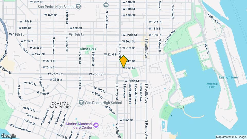 665 W 24th St Mapa y Detalles de la Ubicación