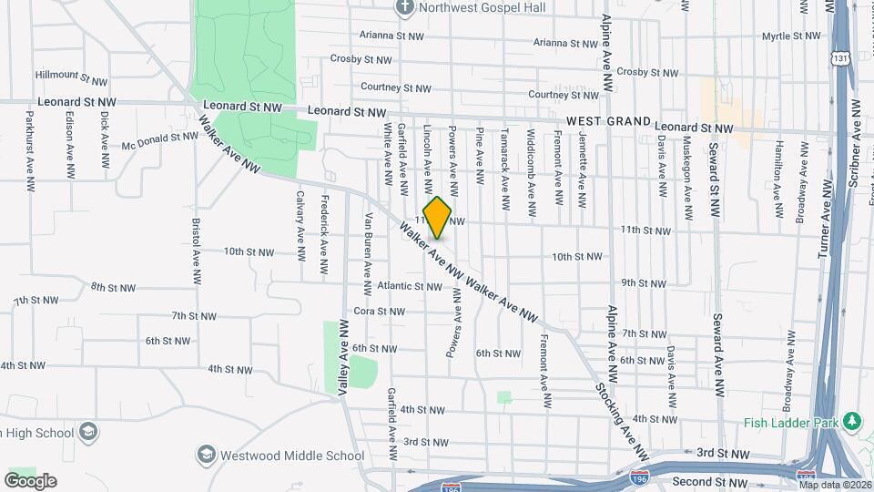 1139 Walker Ave NW Map and Location Details