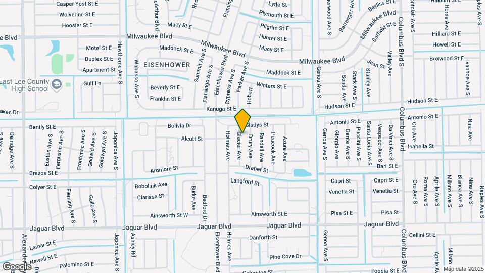 711 Glacier Ave Mapa y Detalles de la Ubicación