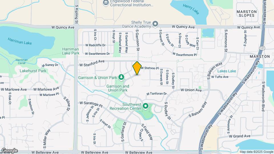 4620 S Garrison St Map and Location Details