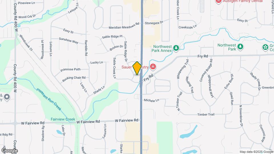 721 Sable Ridge Dr Map and Location Details