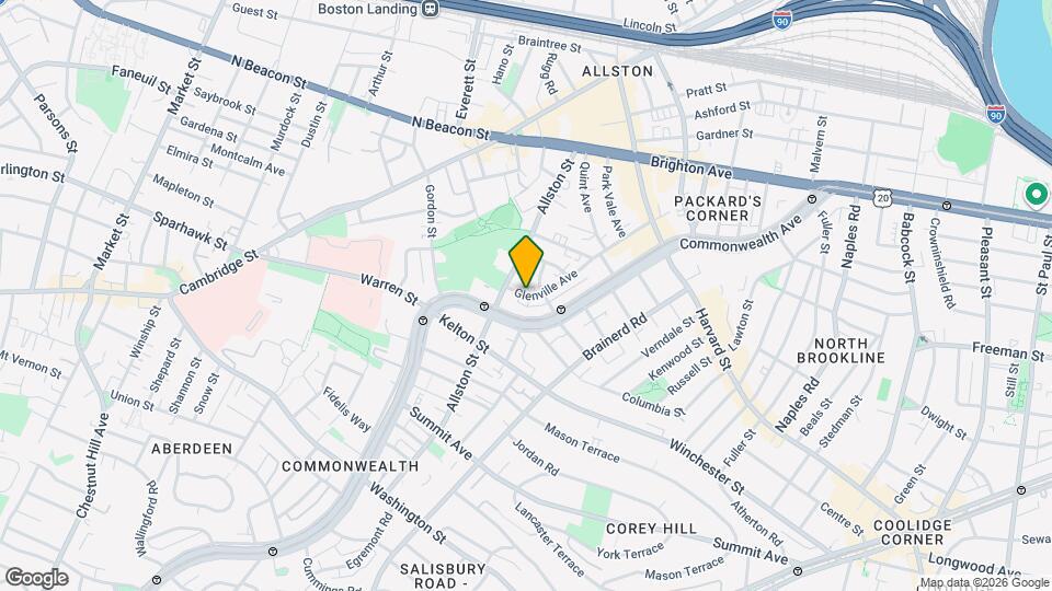 121 Allston St Map and Location Details