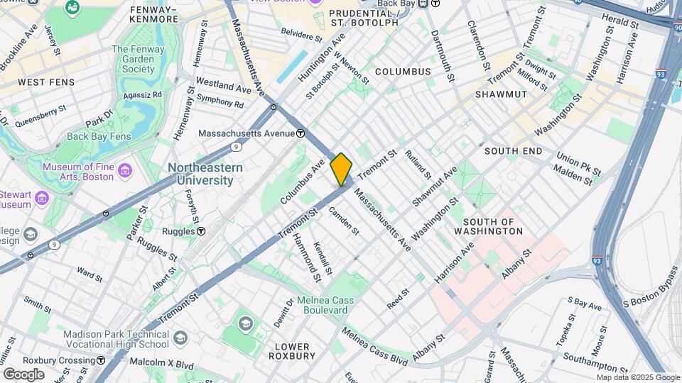790 Tremont St, Unit 301 Map and Location Details