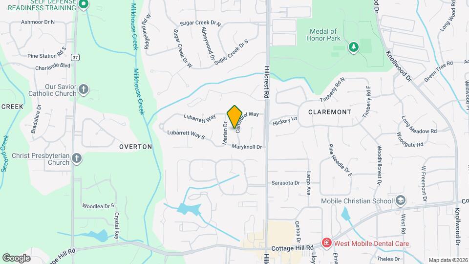 2016 Cathedral Way Map and Location Details