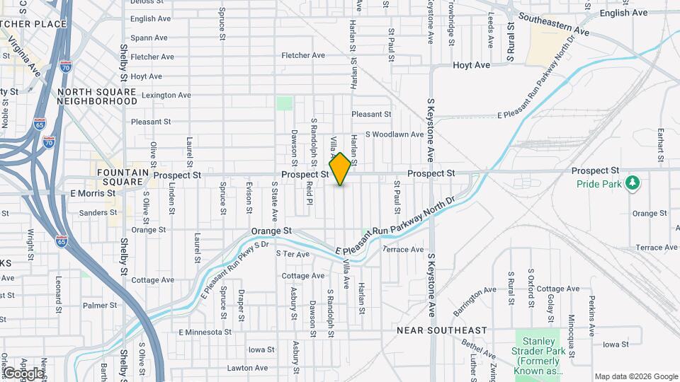 1126 Villa Ave Map and Location Details