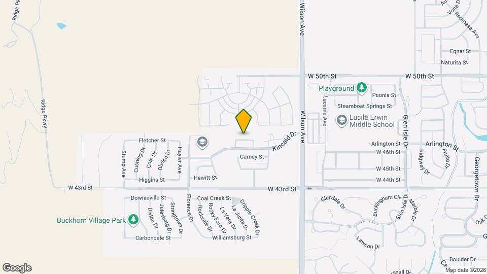 Updated 2-Bedroom, 2-Bathroom Home in Loveland Map and Location Details