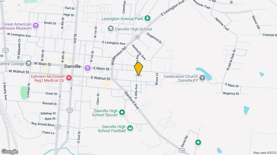 110 S Alta Ave Mapa y Detalles de la Ubicación
