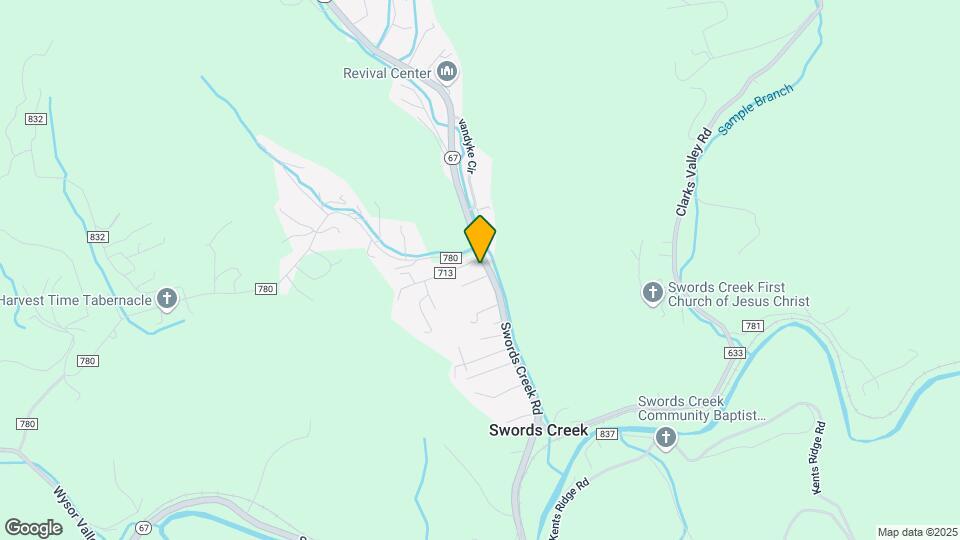 3933 Swords Creek Rd Map and Location Details