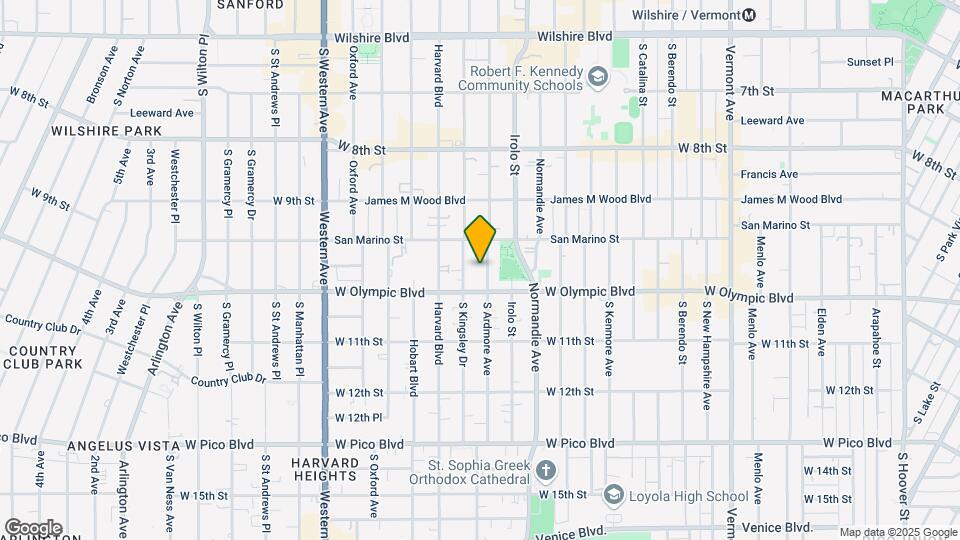 975 S Ardmore Ave Map and Location Details