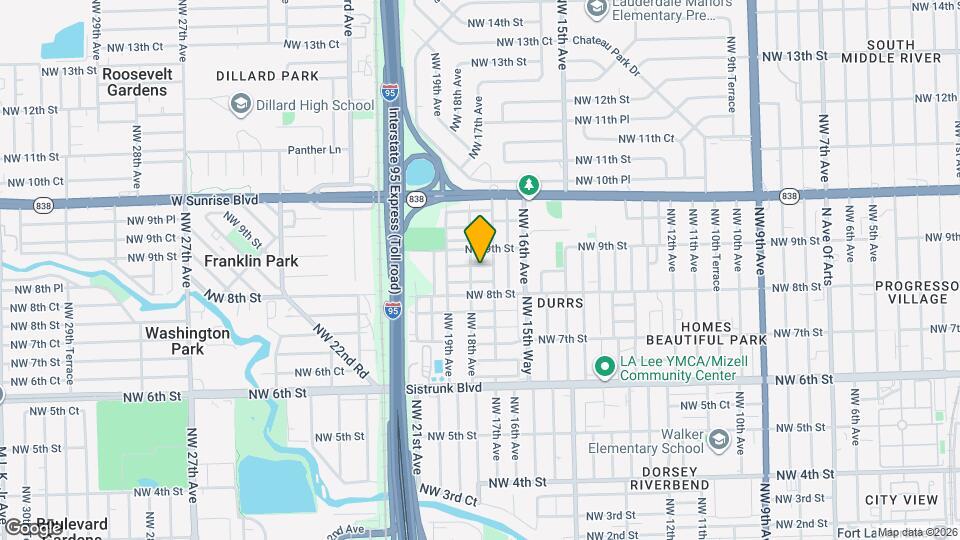 1712 NW 8th Pl Map and Location Details