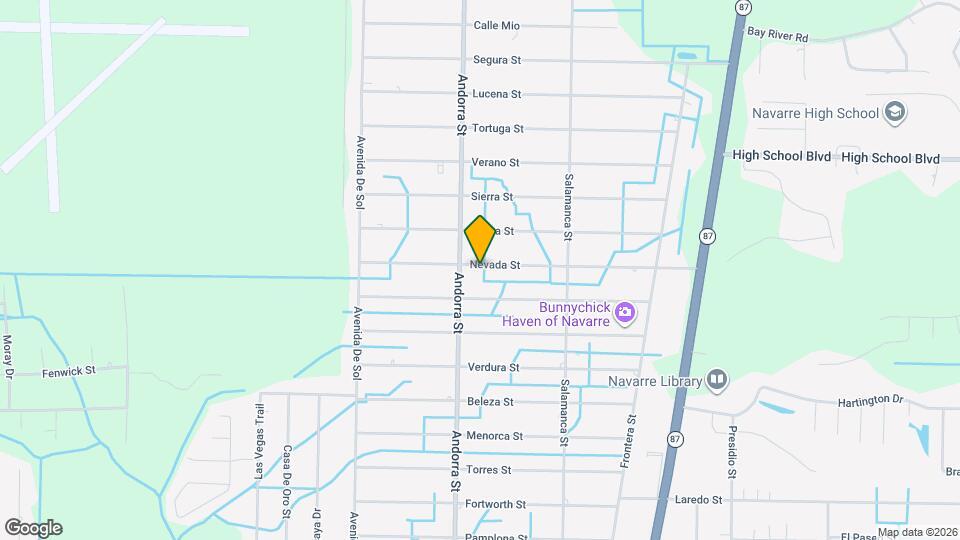 8237 Nevada St Map and Location Details