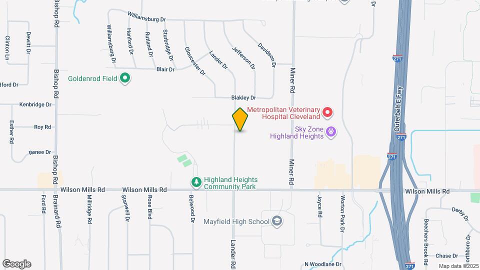 743 Lander Rd Map and Location Details