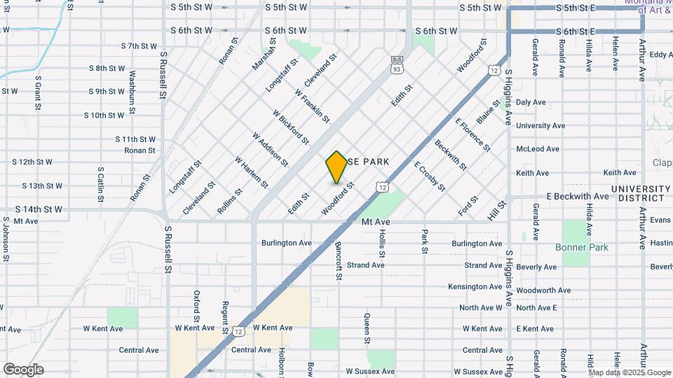 827 Woodford St Map and Location Details