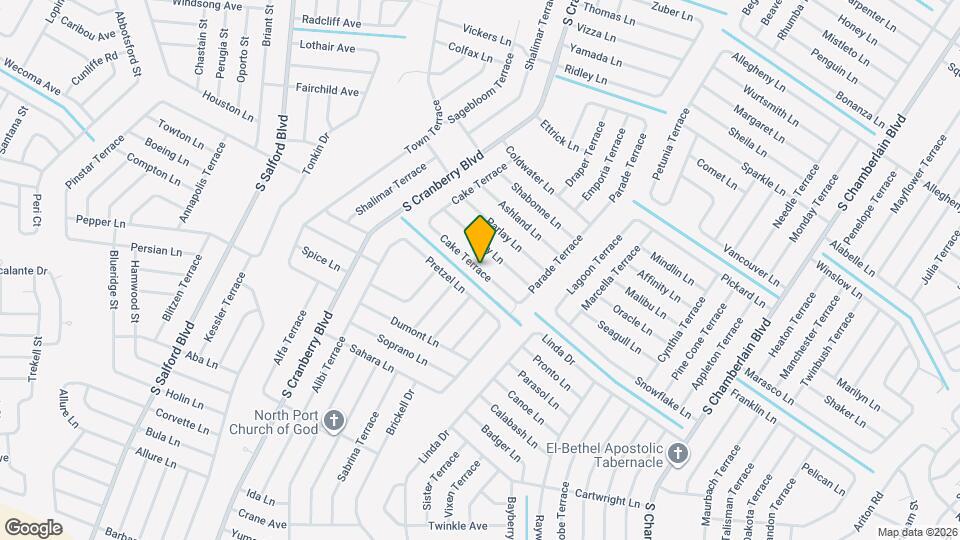 2724 Muglone Ln Map and Location Details