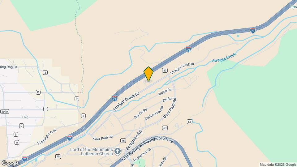 575 Straight Creek Dr Map and Location Details