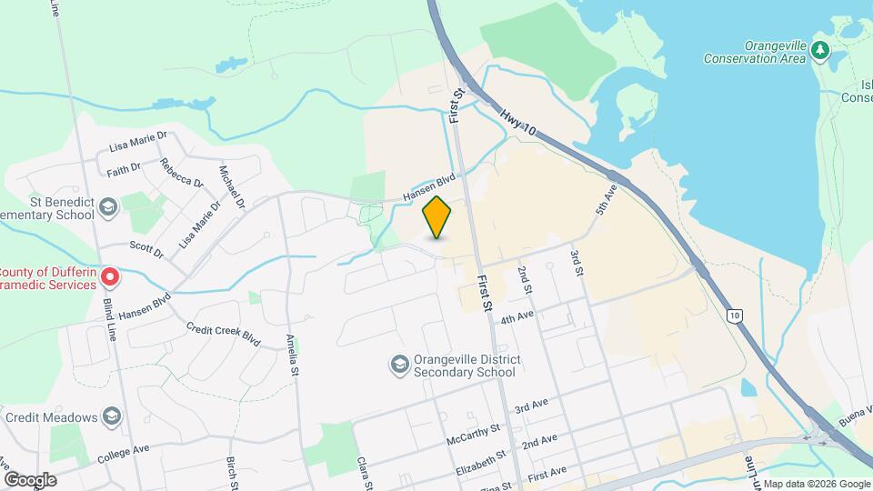 45 Bredin Pkwy Map and Location Details