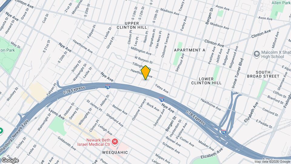 21 Huntington Terrace Mapa y Detalles de la Ubicación