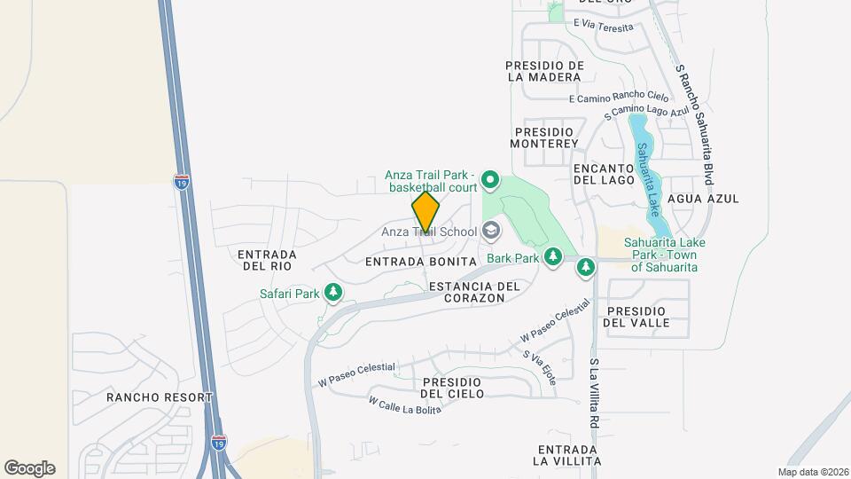 568 W Camino Parrilla Map and Location Details