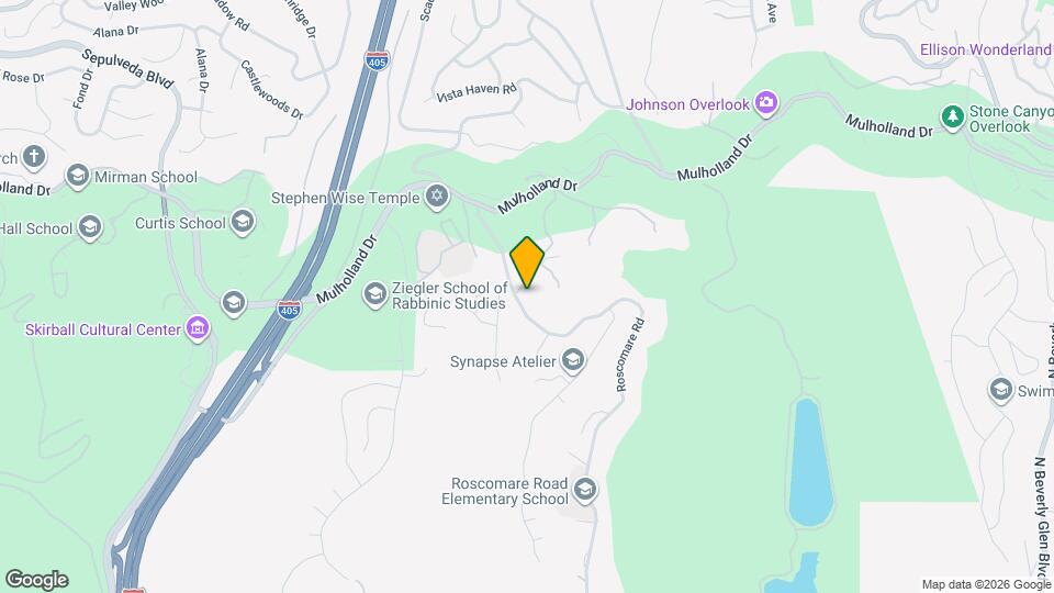 2836 Roscomare Rd Map and Location Details
