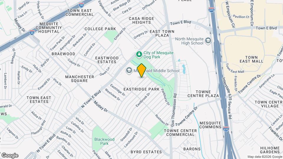 2513 Belhaven Dr Map and Location Details