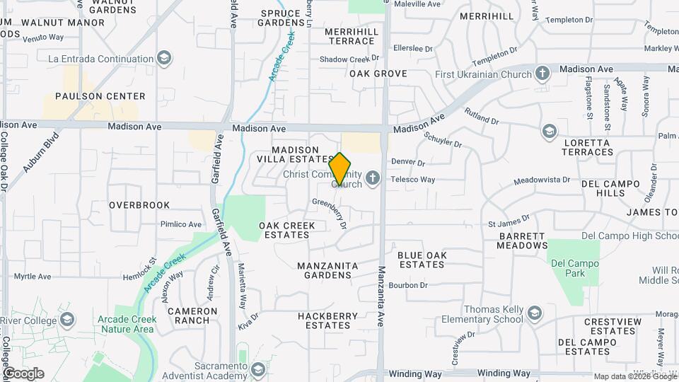 5066 Greenberry Dr Map and Location Details