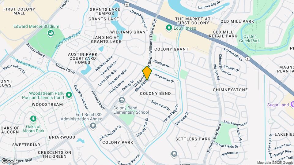 2731 River Birch Dr Mapa y Detalles de la Ubicación