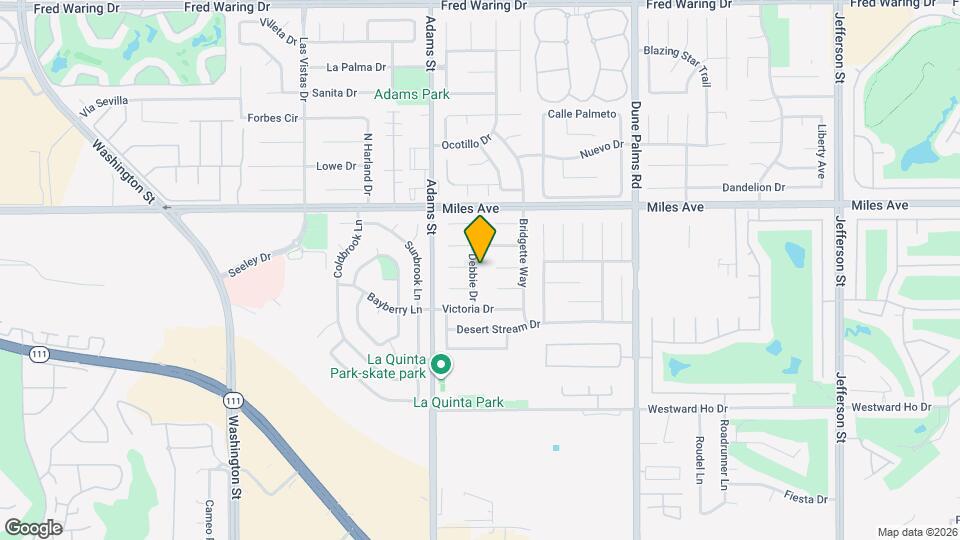 45180 Debbie Dr Map and Location Details