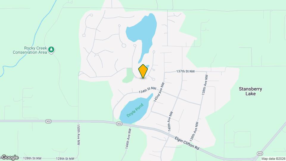 13619 Sandy Point E NW Map and Location Details