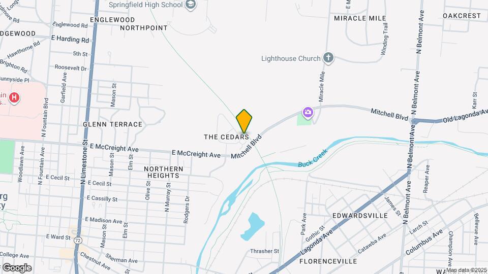 1260-1262 Cedarview Dr Map and Location Details