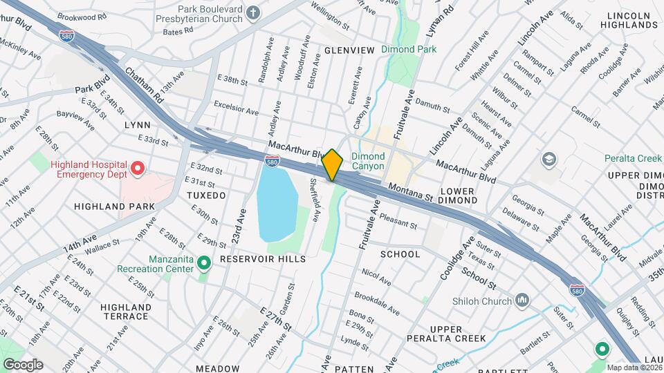 1807 Sausal St Map and Location Details