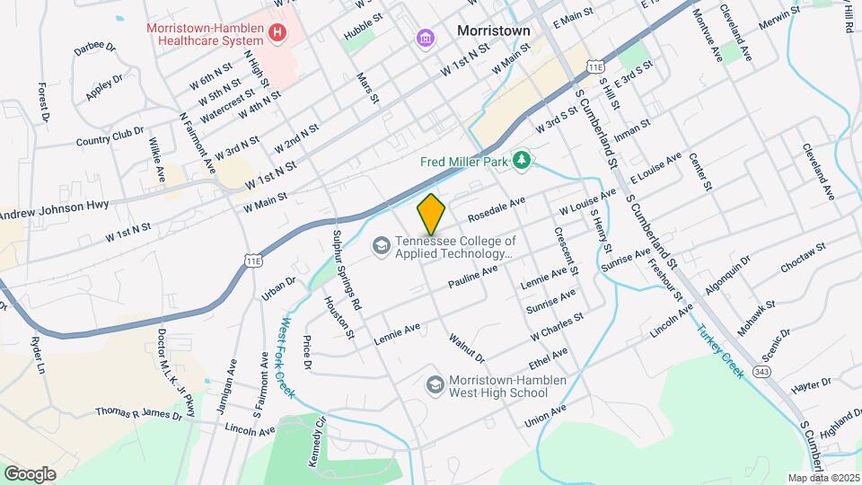 743 Rosedale Ave Map and Location Details