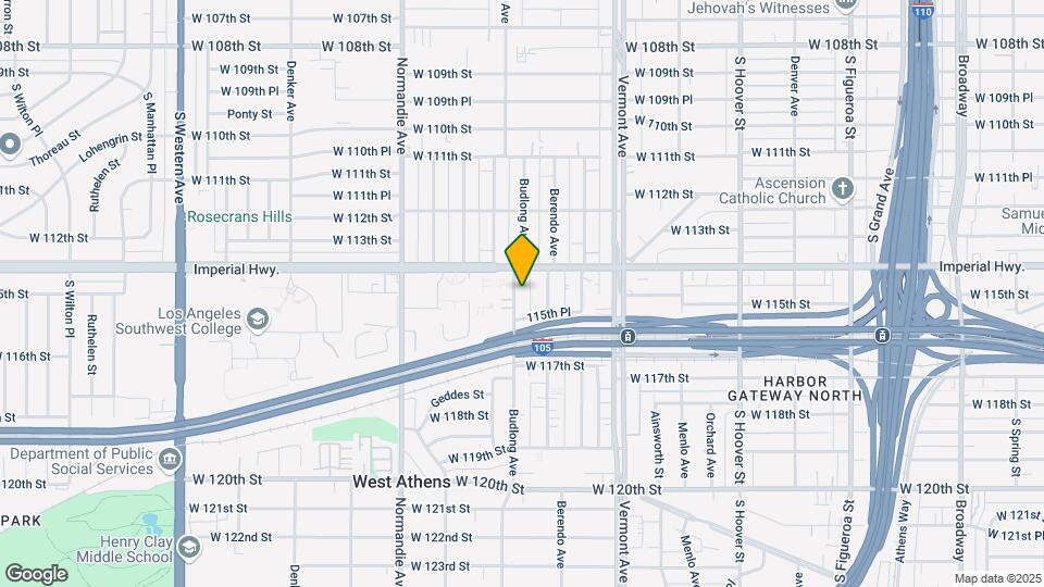 11426 S Budlong Ave Map and Location Details