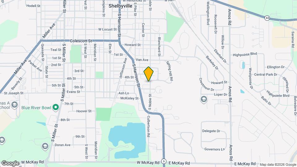 1123 S Noble St Map and Location Details