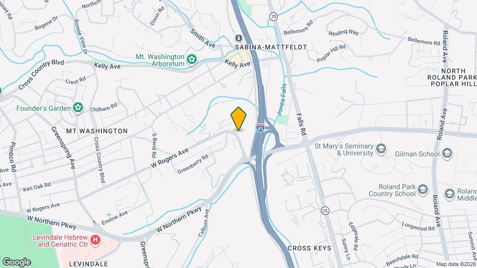 1701 Mt Washington Ct Map and Location Details