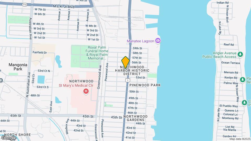 609 54th St Mapa y Detalles de la Ubicación