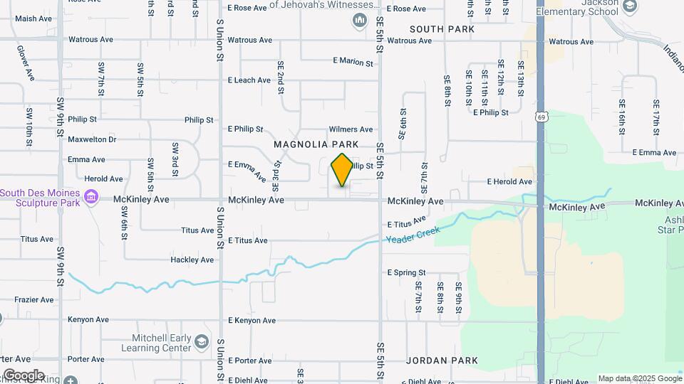 420 E McKinley Ave Map and Location Details