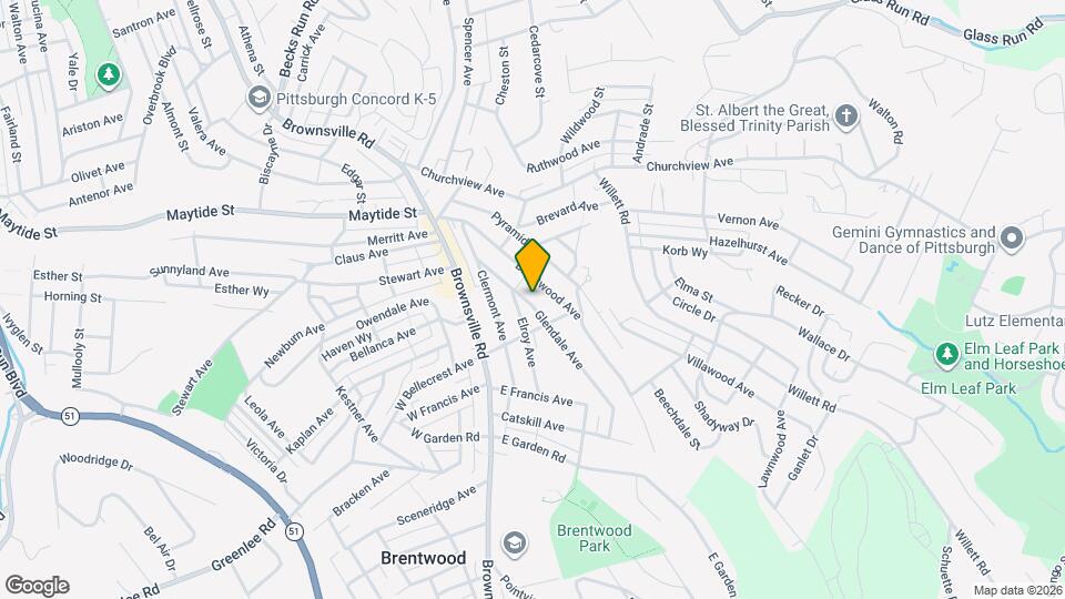 3017 Glendale Ave Map and Location Details