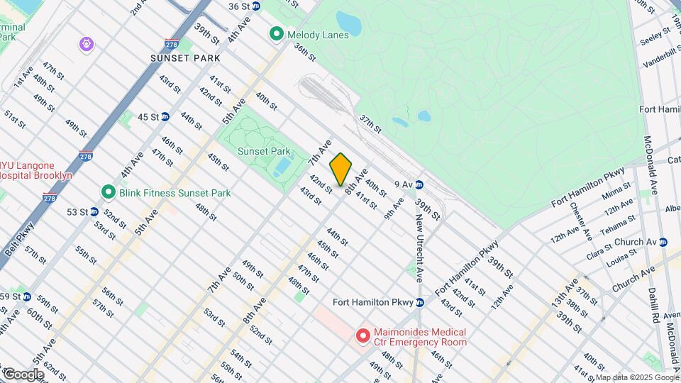 4116 8th Ave Mapa y Detalles de la Ubicación
