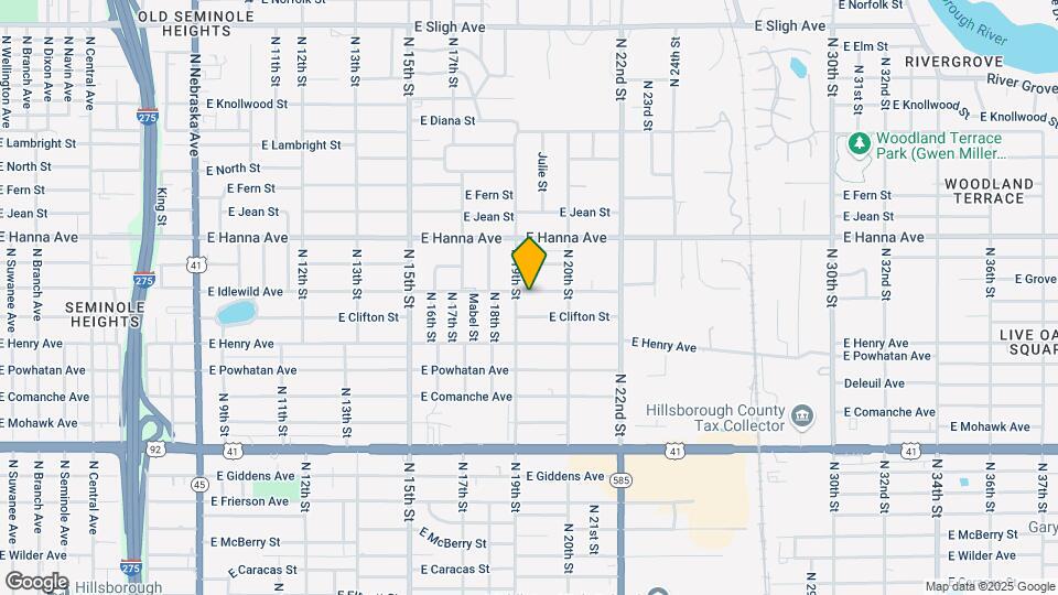 1905 E Idlewild Ave Map and Location Details