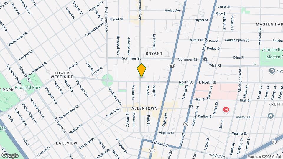 201 Elmwood Avenue Apartments Map and Location Details