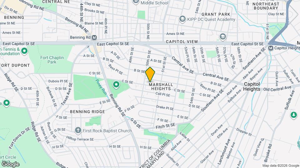 5020 C St SE Mapa y Detalles de la Ubicación