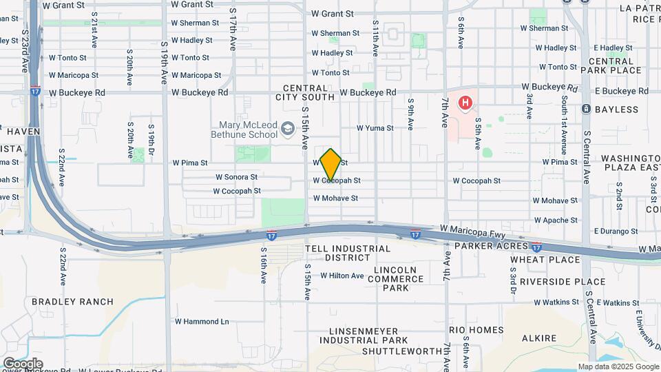 1315 W Cocopah St Map and Location Details