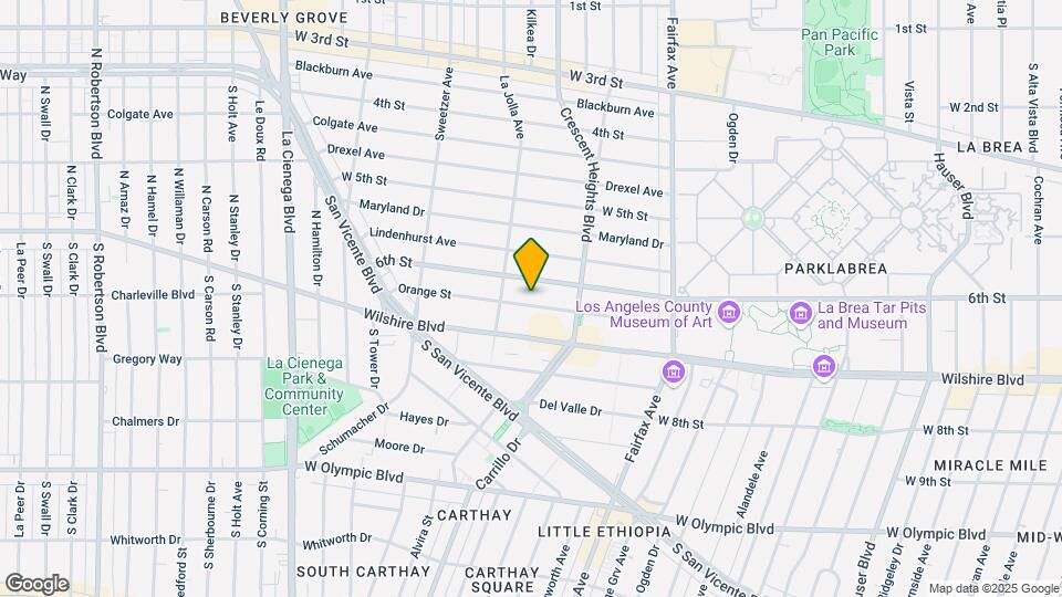 6353 Orange St Mapa y Detalles de la Ubicación