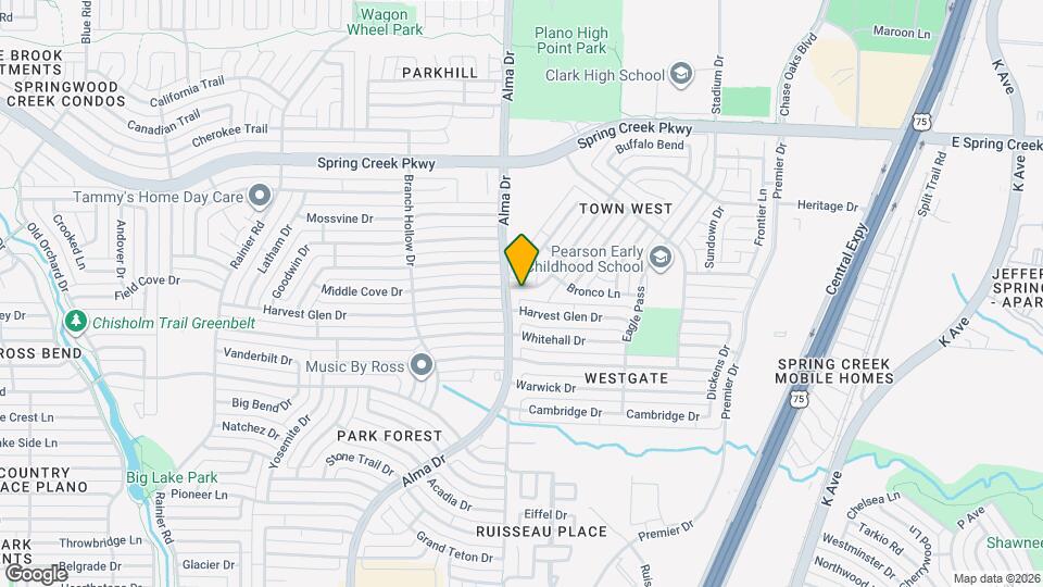 824 Middle Cove Dr Map and Location Details