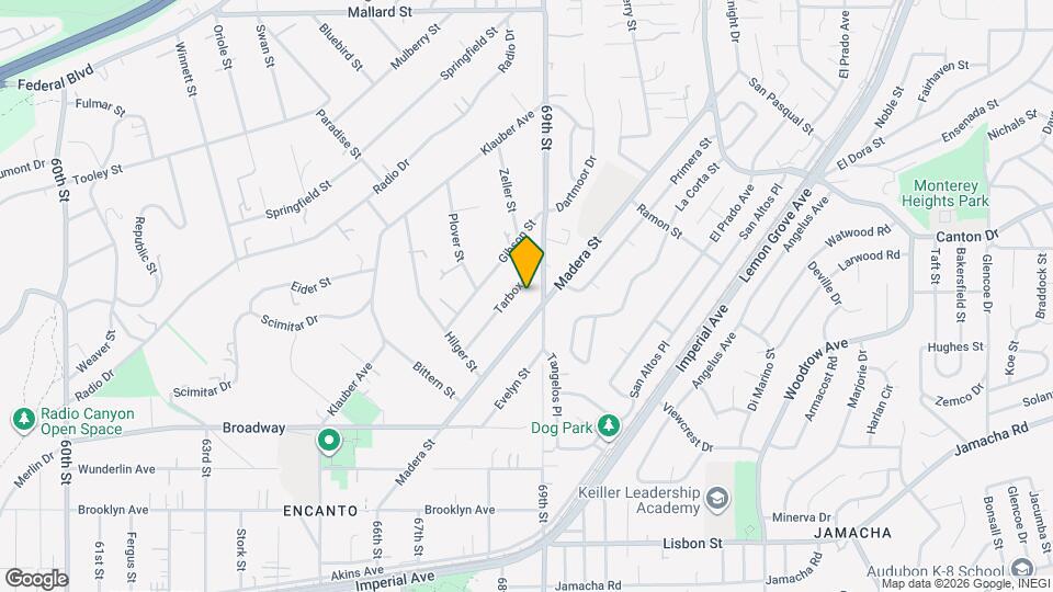 1475 Tarbox St Map and Location Details
